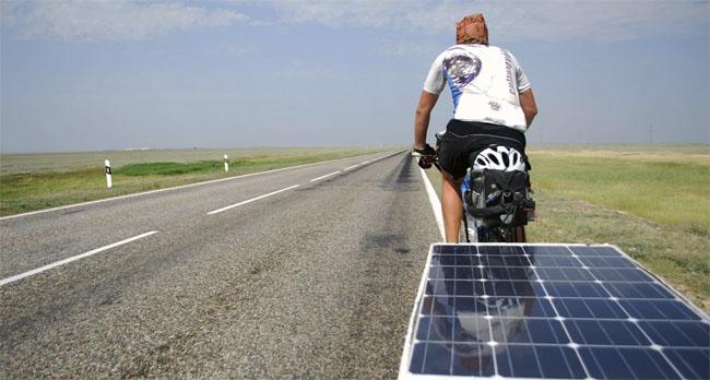 bici electrica panel solar