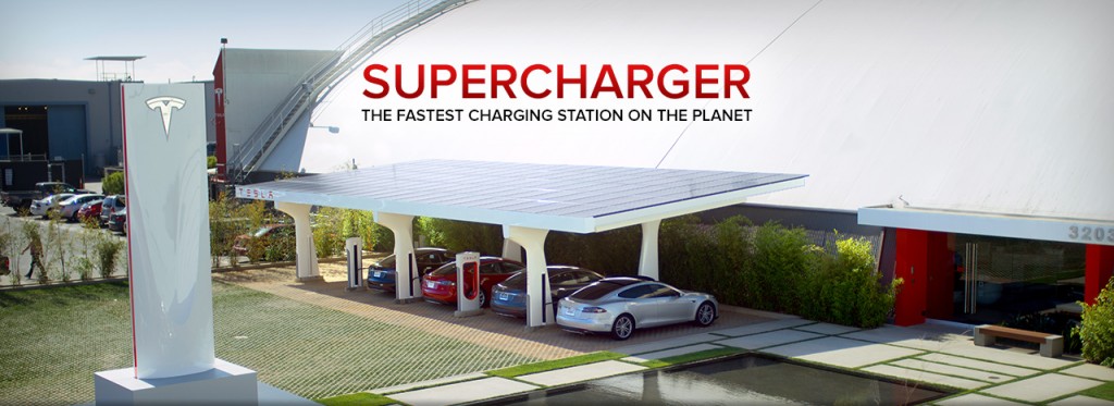 estacion de carga superrapida Tesla