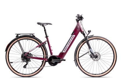 Crossride INT e450 Lady Touring - Matte Crimson/Silver