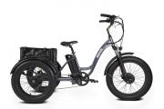 Triciclo Eléctrico para Adultos Invictus Barra Baja Gris Metalizado