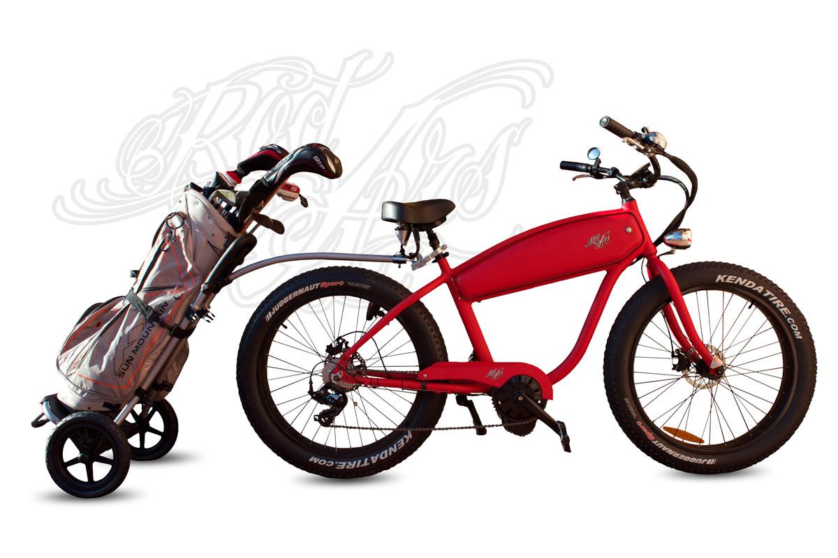 Bicicletas electricas Fatbike en campos de Golf