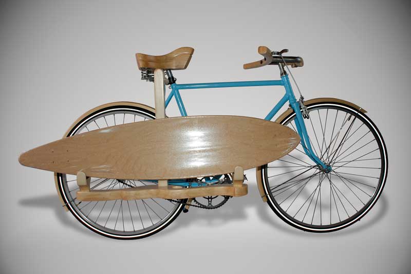 Bicicleta Soporte para tabla de surf