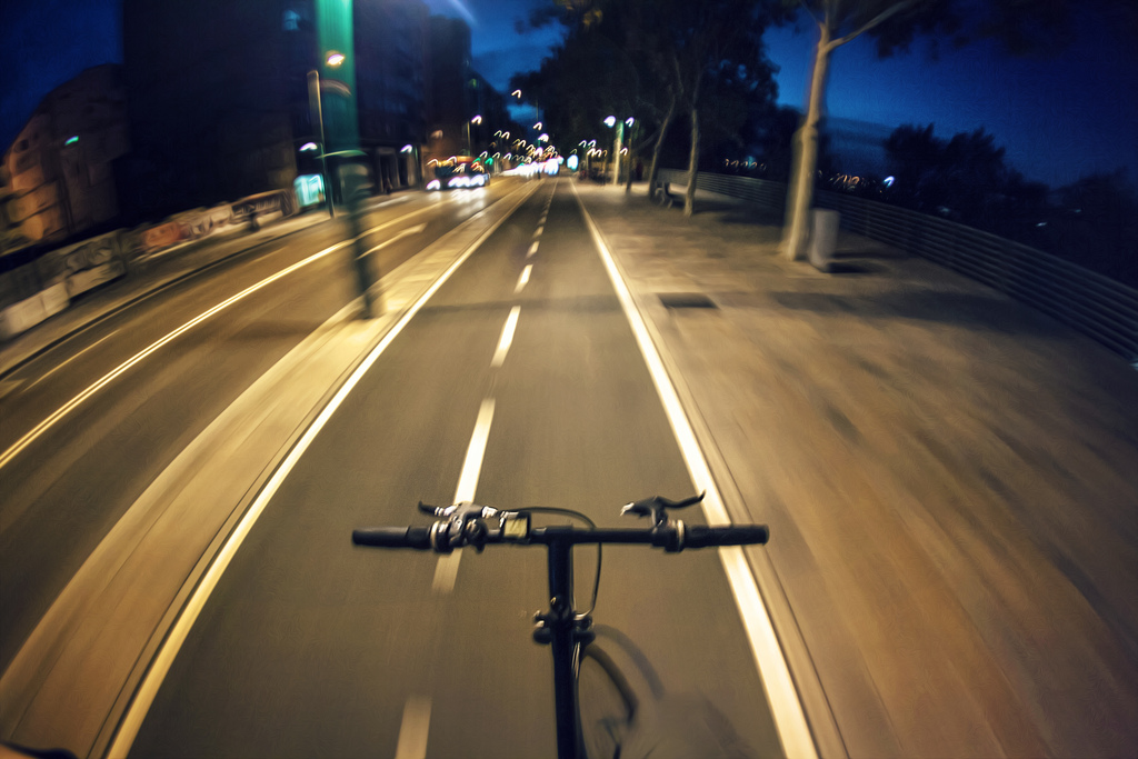 carril bici photo