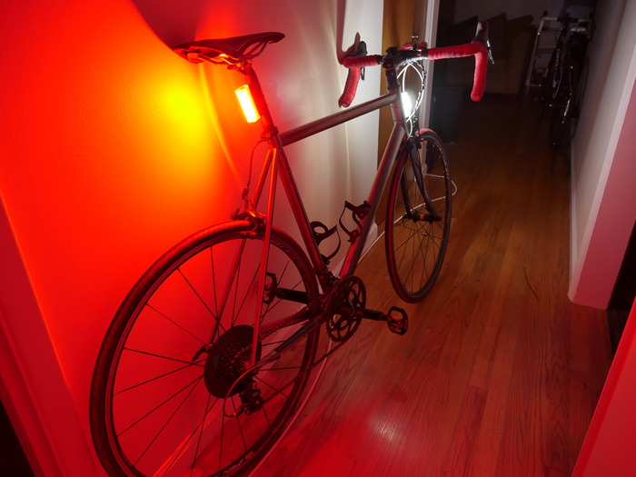 bicicleta luces orfos