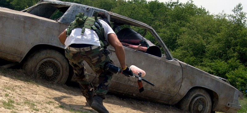 paintball coche