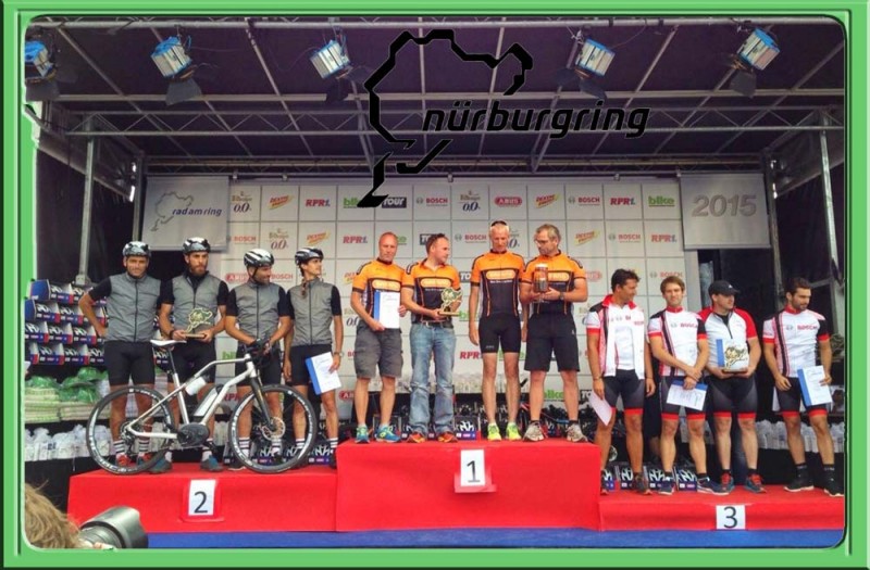 team-bafang-24h-nurburging-podium