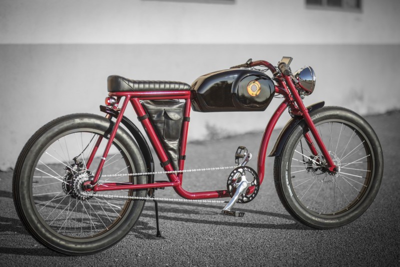 bicicleta electrica caferacer