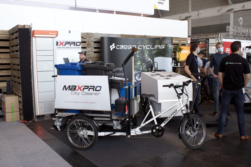 exposición trikes eléctricos de reparto eurobike 2021