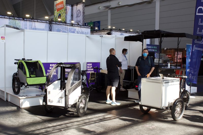 exposición trikes eléctricos de cargas pequeñas eurobike 2021